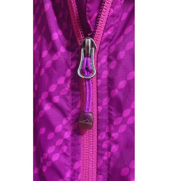 Eddie Bauer Women Lightweight Windbreaker Jacket Purple with Hoodie Size SMALL - Picture 5 of 10